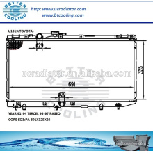 Cheap Car Radiator For Toyota Tercel 91-94 /Paseo 96-97 MT OEM:1640011530